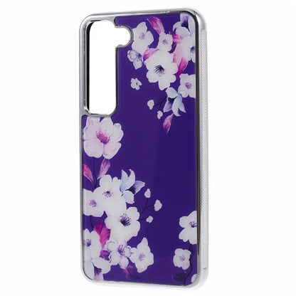 For Samsung Galaxy S23 Case PC+TPU Electroplating IMD Pattern Phone Cover