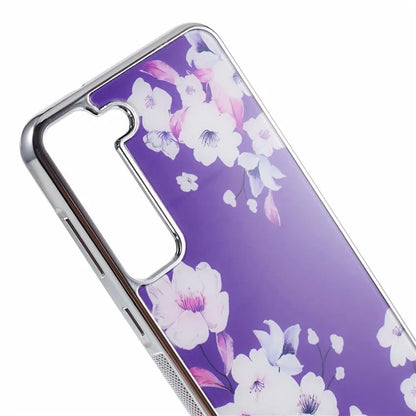 For Samsung Galaxy S23 Case PC+TPU Electroplating IMD Pattern Phone Cover