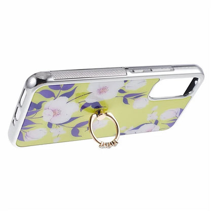 Kickstand PC+TPU Case for Samsung Galaxy A54 5G Case Electroplating IMD Pattern Phone Cover