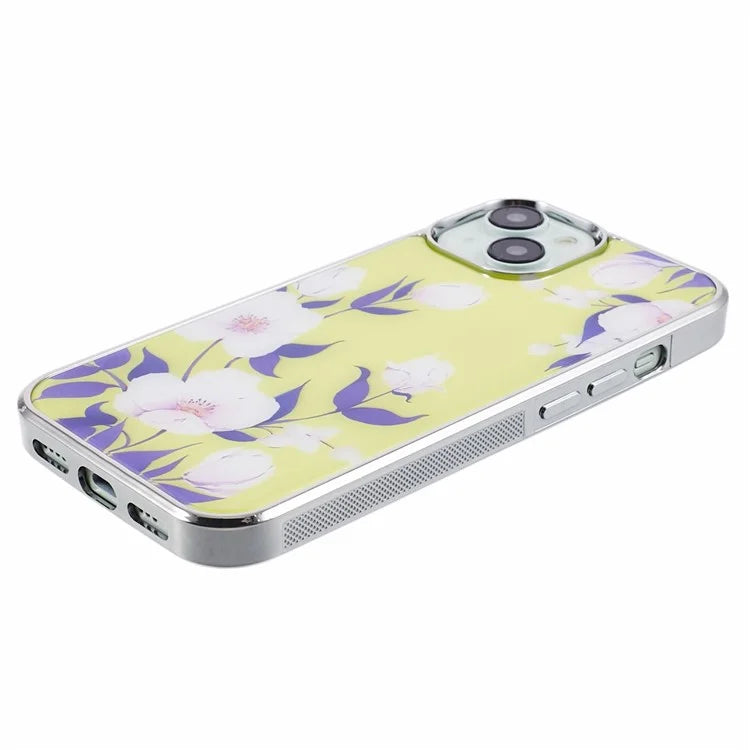For iPhone 15 Case Electroplating IMD Anti-Drop PC+TPU Cell Phone Cover