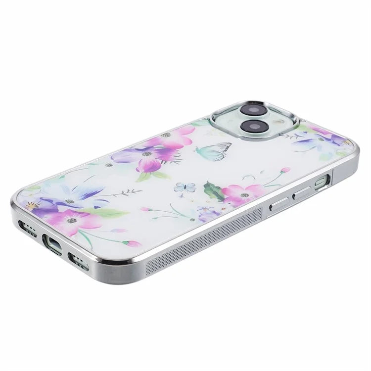 For iPhone 15 Case Electroplating IMD Anti-Drop PC+TPU Cell Phone Cover
