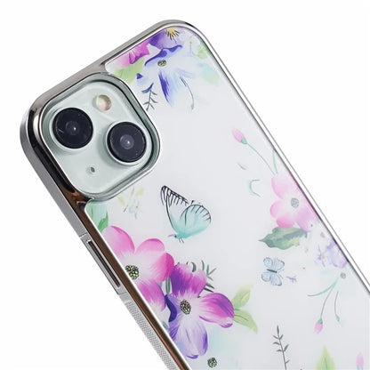 For iPhone 15 Case Electroplating IMD Anti-Drop PC+TPU Cell Phone Cover