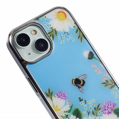 For iPhone 15 Case Electroplating IMD Anti-Drop PC+TPU Cell Phone Cover