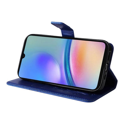 KT Imprinting Flower Series-2 KT Imprinting Flower Series-2 fSamsung Galaxy A05s 4G Case  PU Leather Wallet Stand Butterfly Imprint Phone Cover