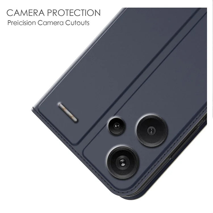 For Xiaomi Redmi Note 13 Pro+ 5G Case Stand PU Leather Mobile Phone Cover with Card Slot