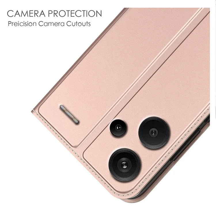 For Xiaomi Redmi Note 13 Pro+ 5G Case Stand PU Leather Mobile Phone Cover with Card Slot