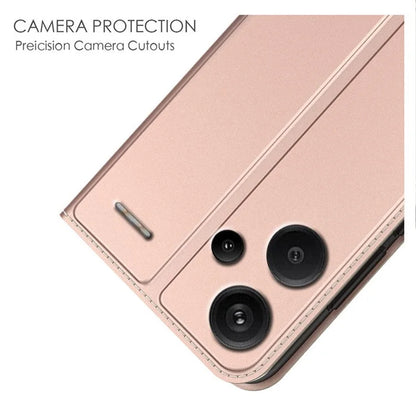 For Xiaomi Redmi Note 13 Pro+ 5G Case Stand PU Leather Mobile Phone Cover with Card Slot