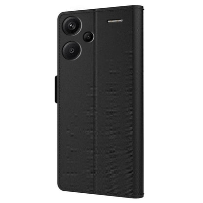 For Xiaomi Redmi Note 13 Pro+ 5G Mirror Design Stand Case PU Leather Phone Cover with Card Slot
