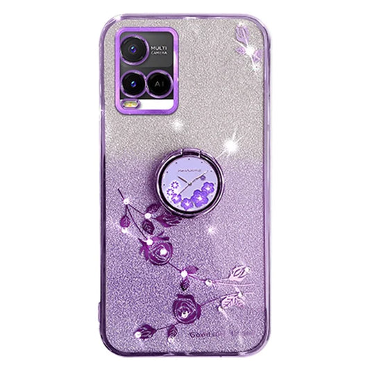 KADEM For vivo Y21 / Y33s / Y21s / Y21t 4G / Y21e 4G / Y21a 4G / Y33t 4G Cover TPU Phone Kickstand Case