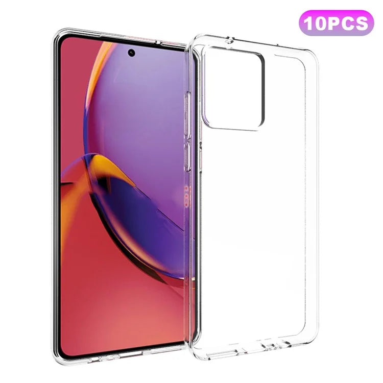 10Pcs / Pack For Motorola Moto G84 5G Case Inner Watermark-Free Texture TPU Phone Cover