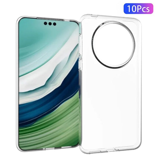 10Pcs / Pack For Huawei Mate 60 Pro TPU Case Inner Watermark-Free Texture Cell Phone Cover