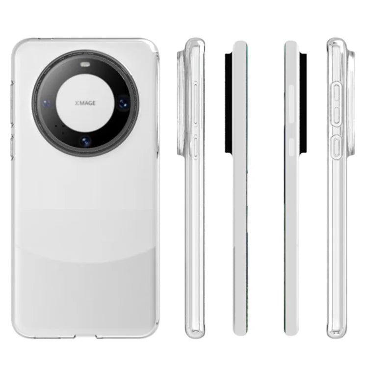 10Pcs / Pack For Huawei Mate 60 Pro TPU Case Inner Watermark-Free Texture Cell Phone Cover