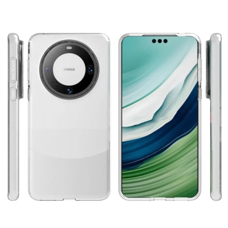 10Pcs / Pack For Huawei Mate 60 Pro TPU Case Inner Watermark-Free Texture Cell Phone Cover