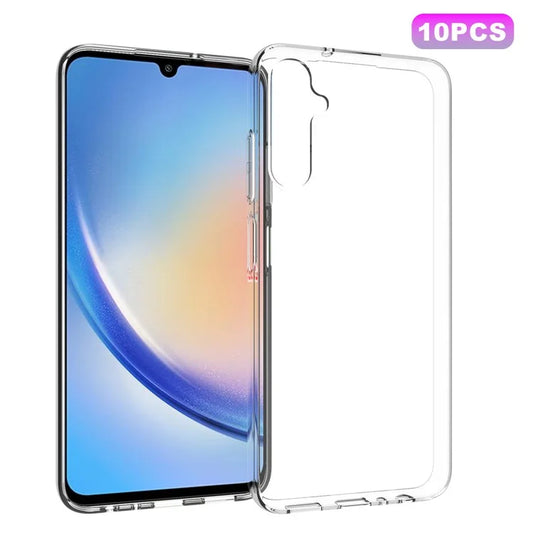 10Pcs  /  Pack For Samsung Galaxy A05s 4G Slim-Fit Case Inner Watermark-Free Texture TPU Phone Shell