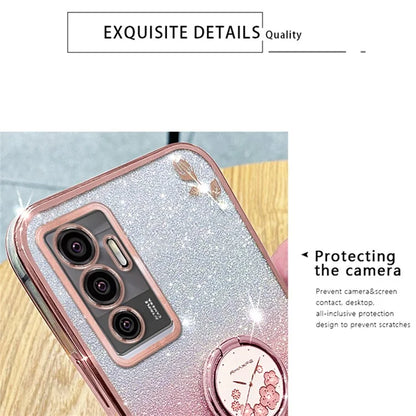 KADEM For vivo Y75 4G / S10e 5G / V23e 5G / V23e 4G Case Back Guard Gradient TPU Phone Cover