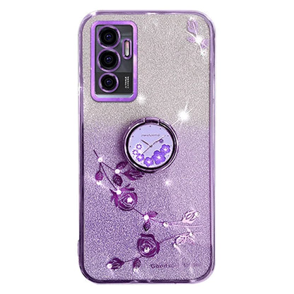 KADEM For vivo Y75 4G / S10e 5G / V23e 5G / V23e 4G Case Back Guard Gradient TPU Phone Cover