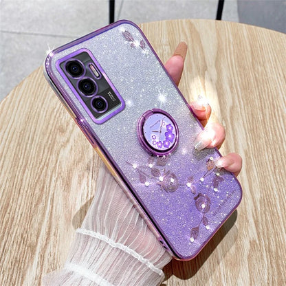 KADEM For vivo Y75 4G / S10e 5G / V23e 5G / V23e 4G Case Back Guard Gradient TPU Phone Cover
