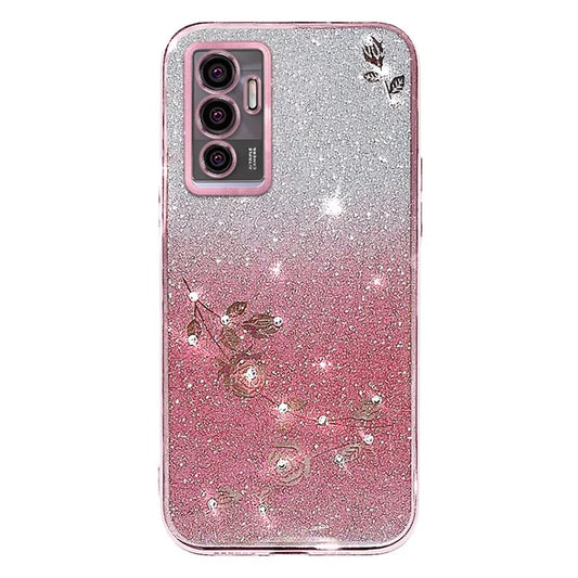 KADEM For vivo Y75 4G / S10e 5G / V23e 4G / 5G Case Gradient Glitter TPU Phone Cover