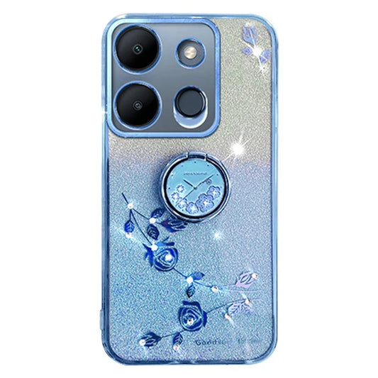 KADEM For Transsion Tecno Spark Go 2023 4G / Transsion Infinix Smart 7 4G Case Kickstand TPU Phone Back Cover