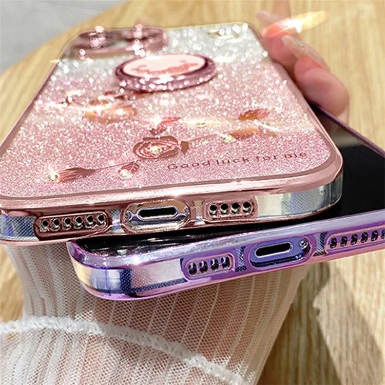 KADEM For Transsion Tecno Spark Go 2023 4G / Transsion Infinix Smart 7 4G Case Kickstand TPU Phone Back Cover