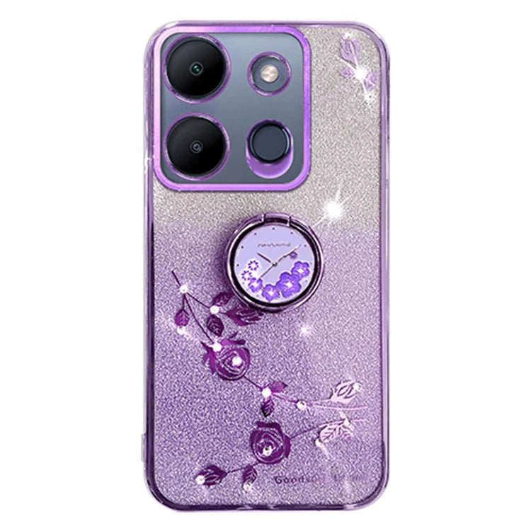 KADEM For Transsion Tecno Spark Go 2023 4G / Transsion Infinix Smart 7 4G Case Kickstand TPU Phone Back Cover