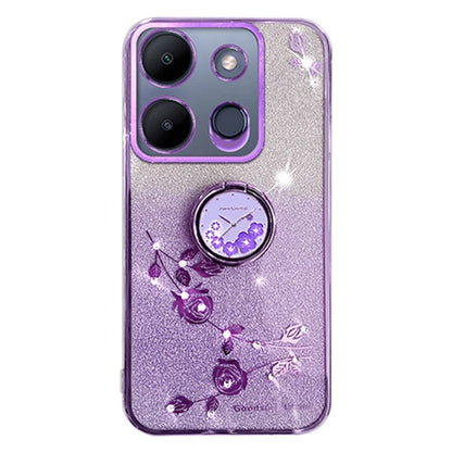KADEM For Transsion Tecno Spark Go 2023 4G / Transsion Infinix Smart 7 4G Case Kickstand TPU Phone Back Cover
