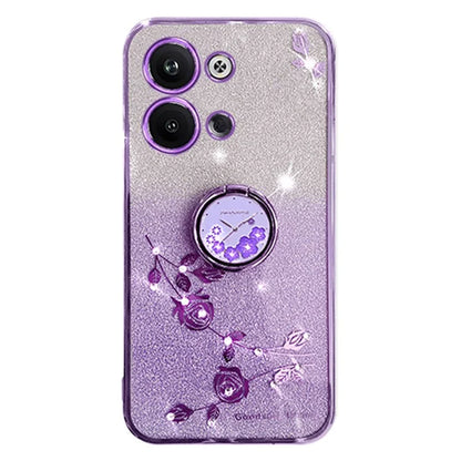 KADEM For Transsion Infinix Note 30 VIP 5G Phone Case Glitter Powder TPU Kickstand Phone Cover