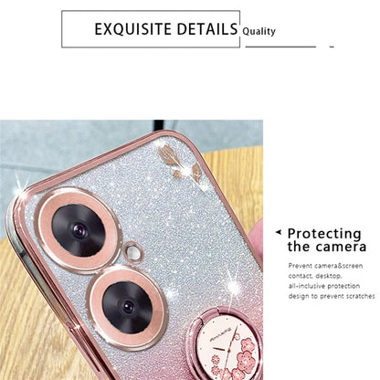 KADEM For Transsion Tecno Camon 19 Neo 4G Case Glitter TPU Ring Kickstand Phone Cover