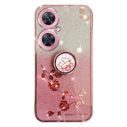 KADEM For Transsion Tecno Camon 19 Neo 4G Case Glitter TPU Ring Kickstand Phone Cover