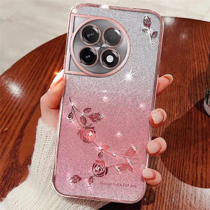 KADEM For OnePlus 11 5G / 11 Pro 5G Case Slim-Fit Flower Decor Mobile Phone Shell