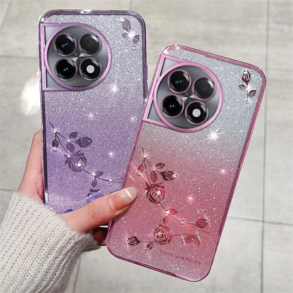 KADEM For OnePlus 11 5G / 11 Pro 5G Case Slim-Fit Flower Decor Mobile Phone Shell
