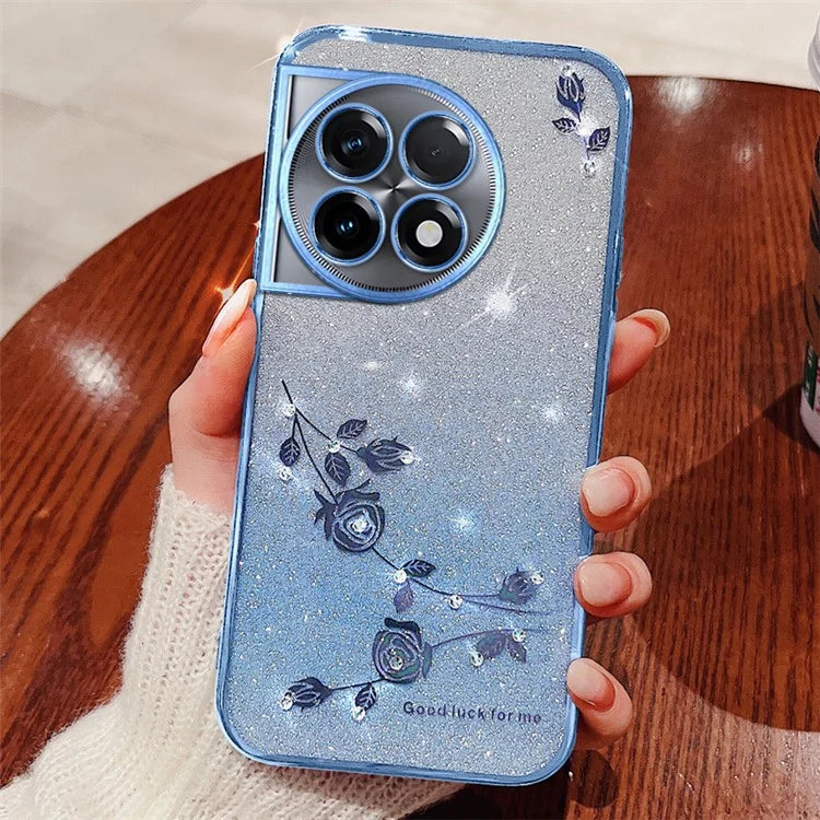 KADEM For OnePlus 11 5G / 11 Pro 5G Case Slim-Fit Flower Decor Mobile Phone Shell