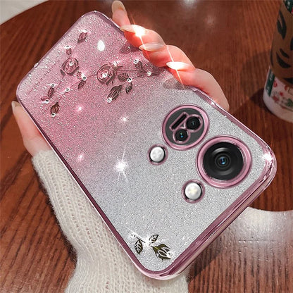 KADEM For OnePlus Ace 2V / Nord 3 5G Shockproof Phone Cover Case Flower Decor Shell