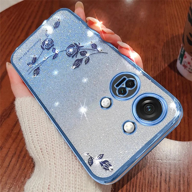 KADEM For OnePlus Ace 2V / Nord 3 5G Shockproof Phone Cover Case Flower Decor Shell