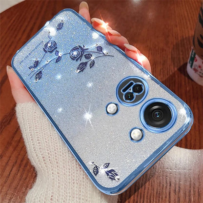KADEM For OnePlus Ace 2V / Nord 3 5G Shockproof Phone Cover Case Flower Decor Shell