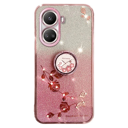 KADEM For Huawei nova 10 SE 4G Case Gradient TPU Kickstand Phone Protective Cover