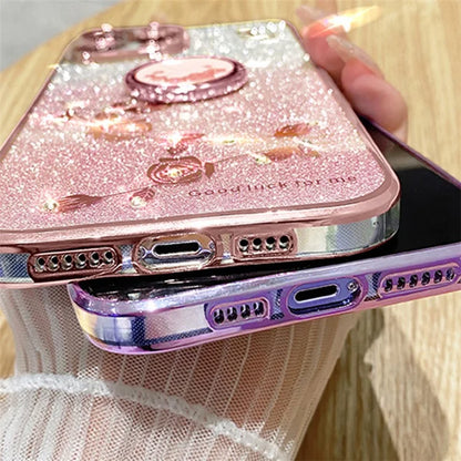 KADEM For Huawei nova 10 SE 4G Case Gradient TPU Kickstand Phone Protective Cover