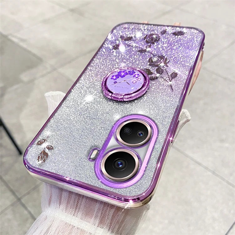 KADEM For Huawei nova 10 SE 4G Case Gradient TPU Kickstand Phone Protective Cover
