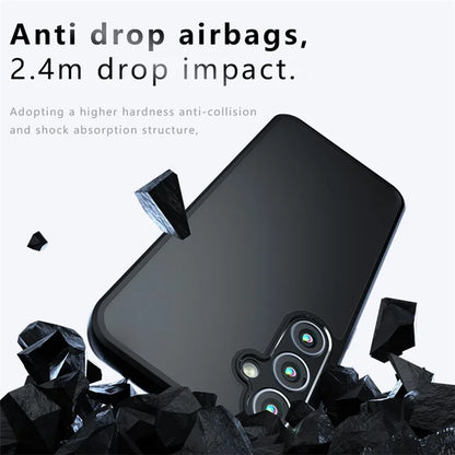 For Samsung Galaxy S23 FE Case PC+TPU Anti-fall Matte Phone Cover