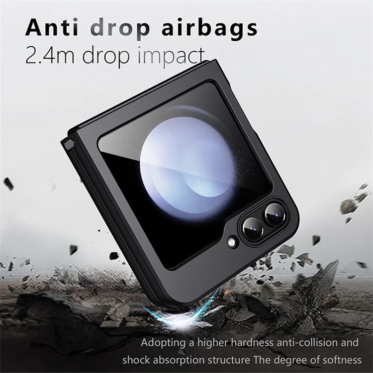 For Samsung Galaxy Z Flip5 5G Case TPU+PC Matte Finish Phone Cover