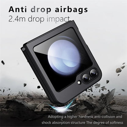 For Samsung Galaxy Z Flip5 5G Case TPU+PC Matte Finish Phone Cover