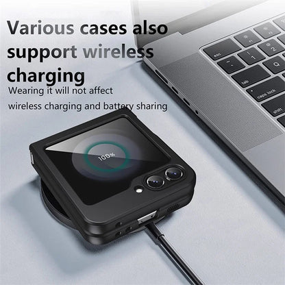 For Samsung Galaxy Z Flip5 5G Case TPU+PC Matte Finish Phone Cover