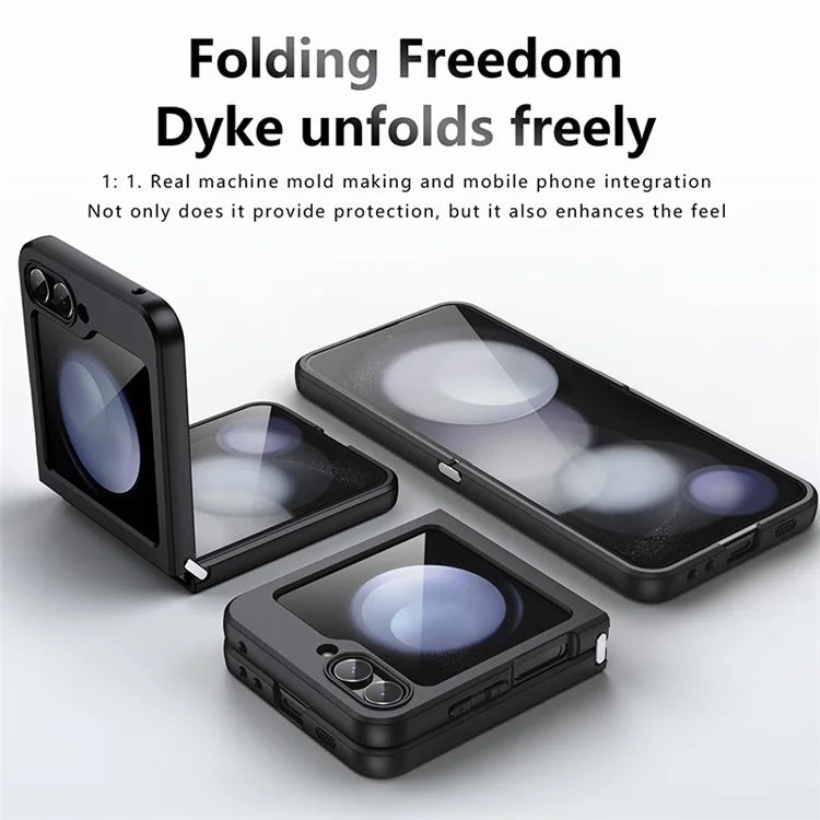 For Samsung Galaxy Z Flip5 5G Case TPU+PC Matte Finish Phone Cover