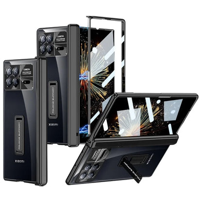GKK For Xiaomi Mix Fold 3 5G Case Magnetic Hinge Folding PC Phone Cover with Tempered Glass Film