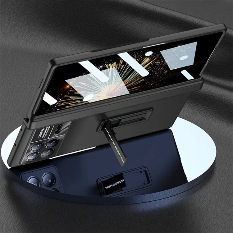 GKK For Xiaomi Mix Fold 3 5G Case Tempered Glass Film Folding PC Cover with Magnetic Hinge