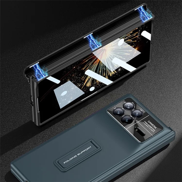 GKK For Xiaomi Mix Fold 3 5G Case Tempered Glass Film Folding PC Cover with Magnetic Hinge