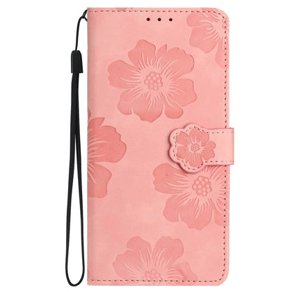 For Samsung Galaxy A05 4G Case Flowers Imprinted PU Leather Wallet Phone Cover