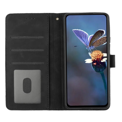 For Samsung Galaxy A05 4G Case Flowers Imprinted PU Leather Wallet Phone Cover