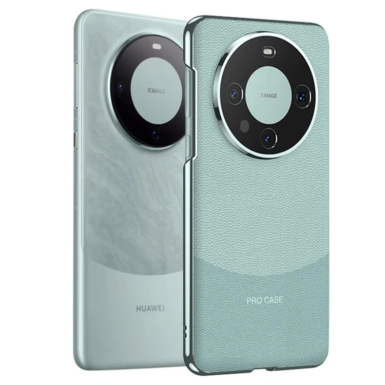 GKK For Huawei Mate 60 Pro Case Electroplating PC+PU Leather Phone Cover