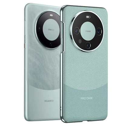 GKK For Huawei Mate 60 Pro Case Electroplating PC+PU Leather Phone Cover